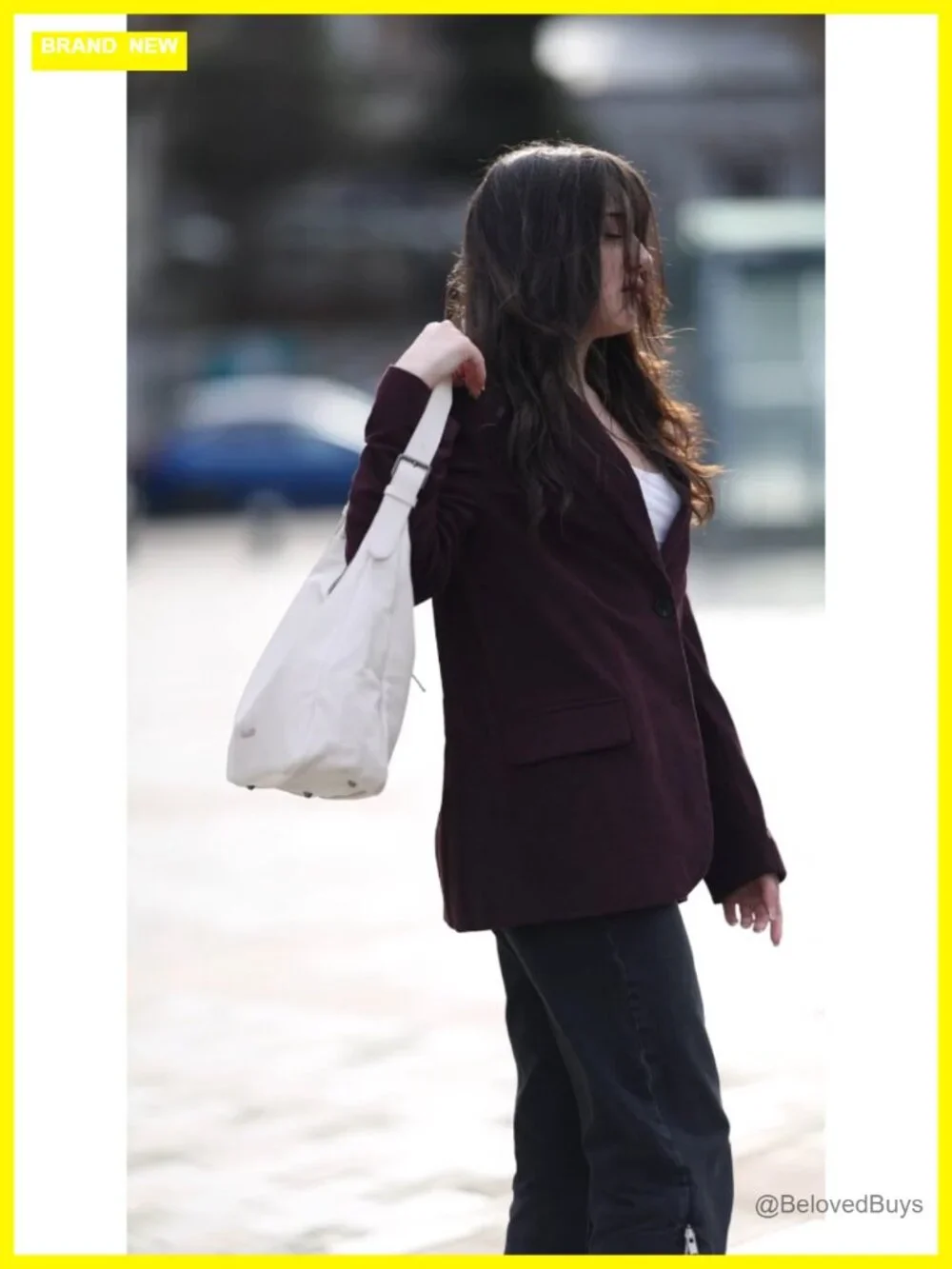 Slouchy Hobo Bag with Multi Pockets Faux Leather Shoulder Handbag